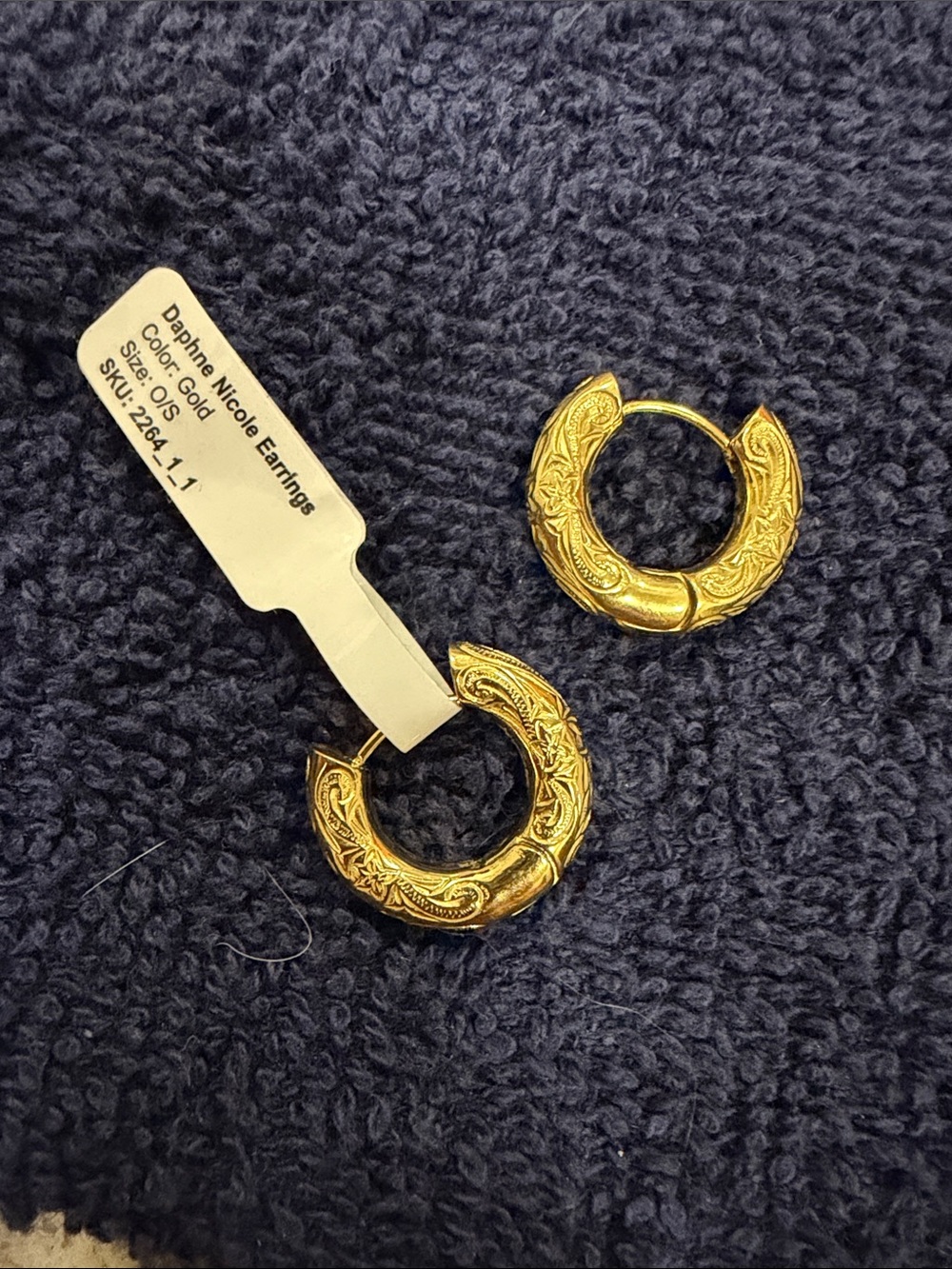 Hey Harper Daphne Nicole Huggie Earrings